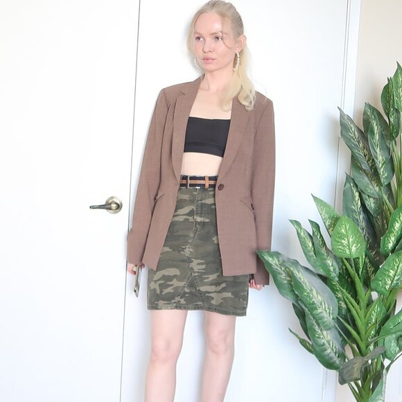 Classiques Entier Brown Single-breasted Blazer - Picture 4 of 14